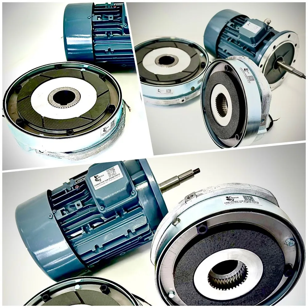 Electrical motors Koncar electromagnetic brakes.